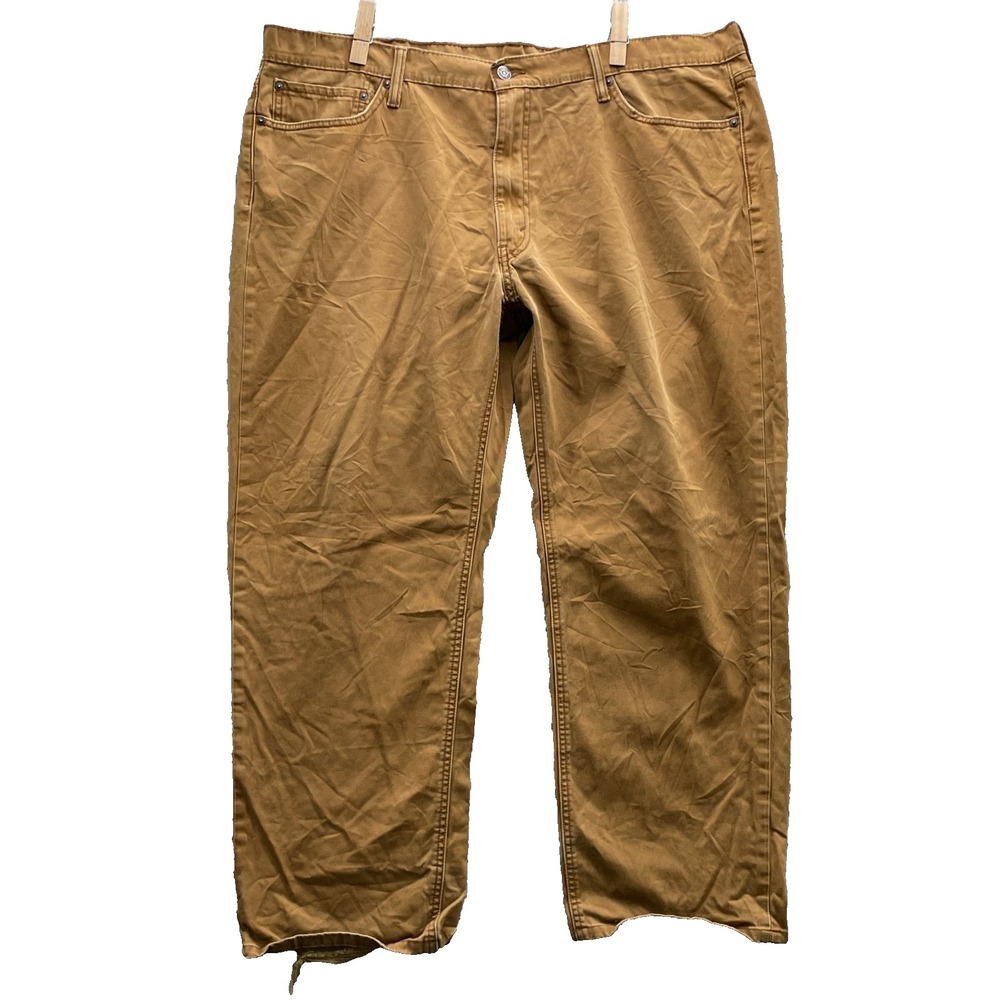 Levi's 511 Jeans Men's 42x28* Khaki Modern Slim Preppy Academia Workwear Casual